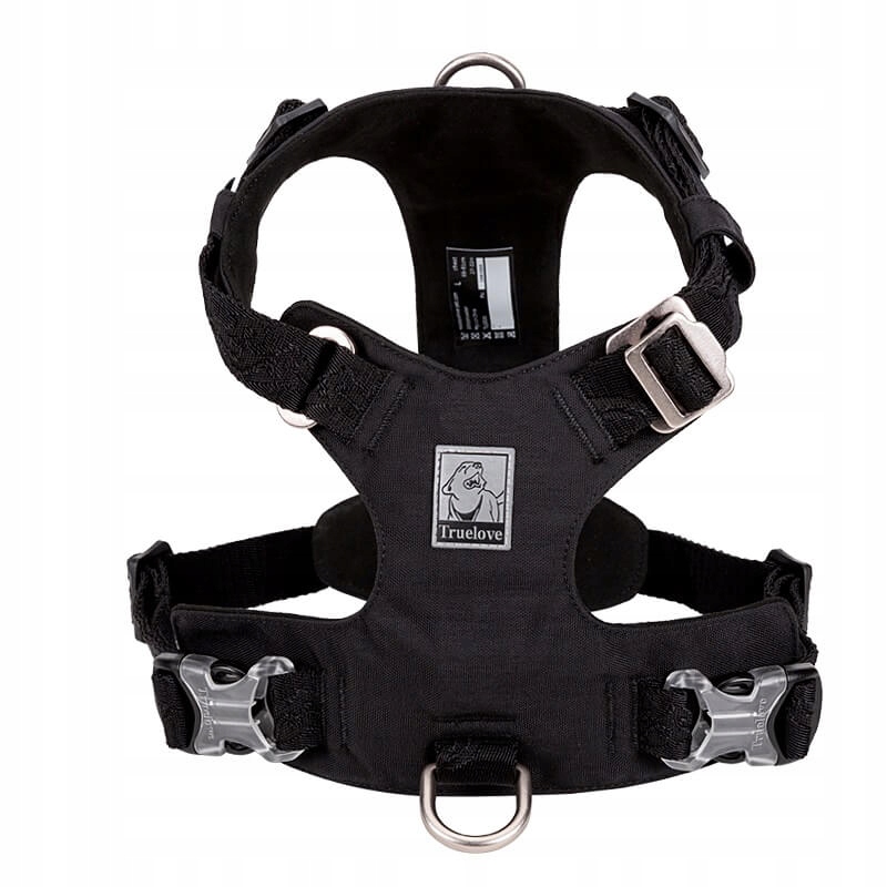 

Czarne Szelki dla psa Adventure Soft Truelove M