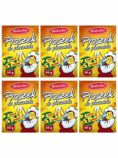 Levně Wodzisław Kypřící prášek 6x30 g