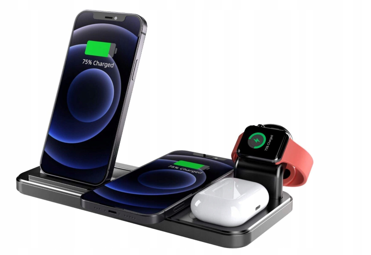 Stacja ładująca 4W1 Coobetter Z60 Zgodność ze standardem Quick Charge 3.0