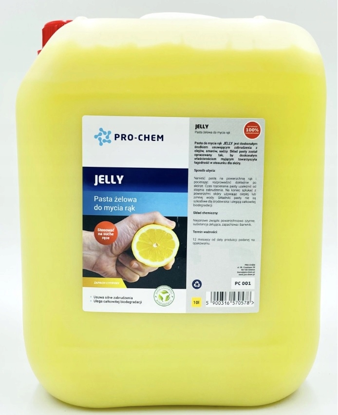 Pasta Gel Na Mytí Rukou Dílenská Bozp 10L Výkonná