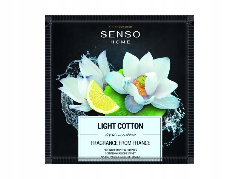 

Saszetki Zapachowe Senso Home Light Cotton