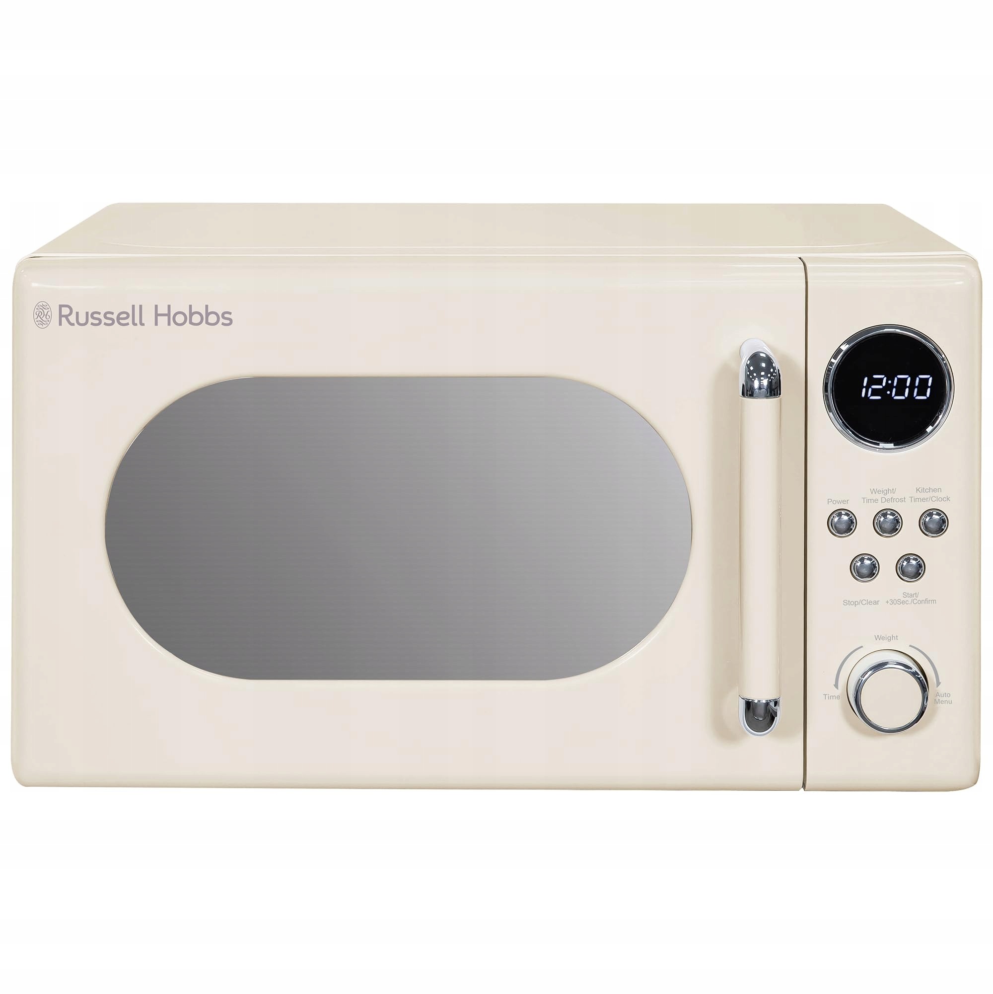Russell Hobbs RHM2044C Kuchenka mikrofalowa 20L cyfrowa kremowa retro
