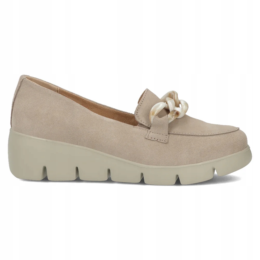 Kožené polobotky Filippo 4128/24 Be Béžová 39, Béžová