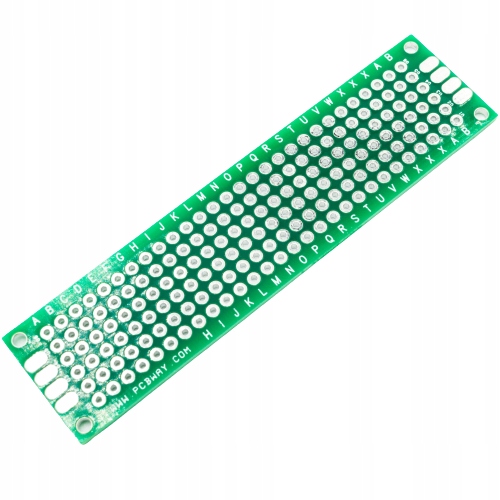 Płytka PCB prototypowa 2x8 cm dwustronna 168 otworów drukowana 2.54 mm EAN (GTIN) 5904890331693