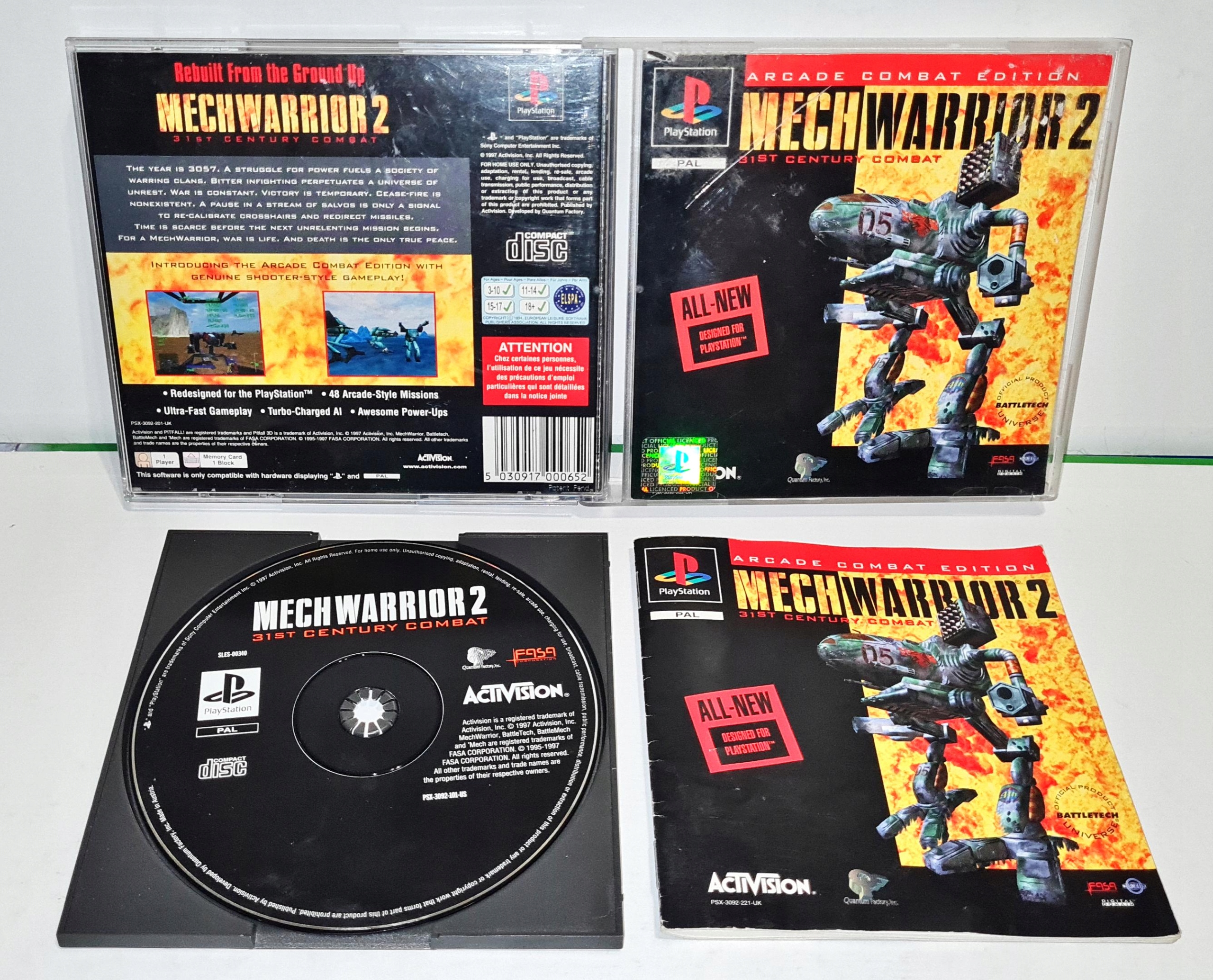 Gra MECH WARRIOR 2 / MECHWARRIOR 2 PSX 3XA