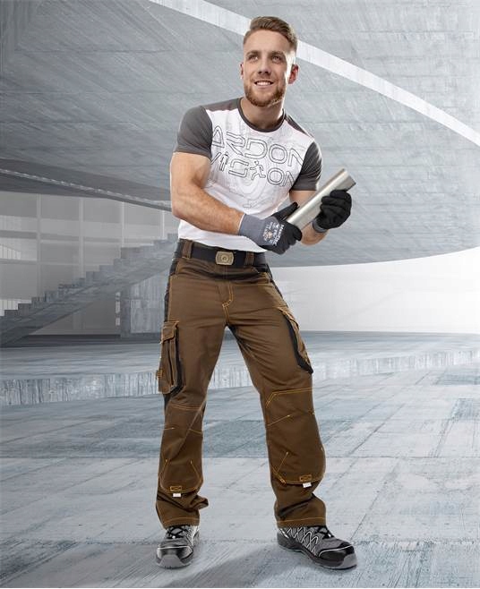 Spodnie robocze ARDON VISION BRĄZOWE - 52 Rodzaj spodni do pasa