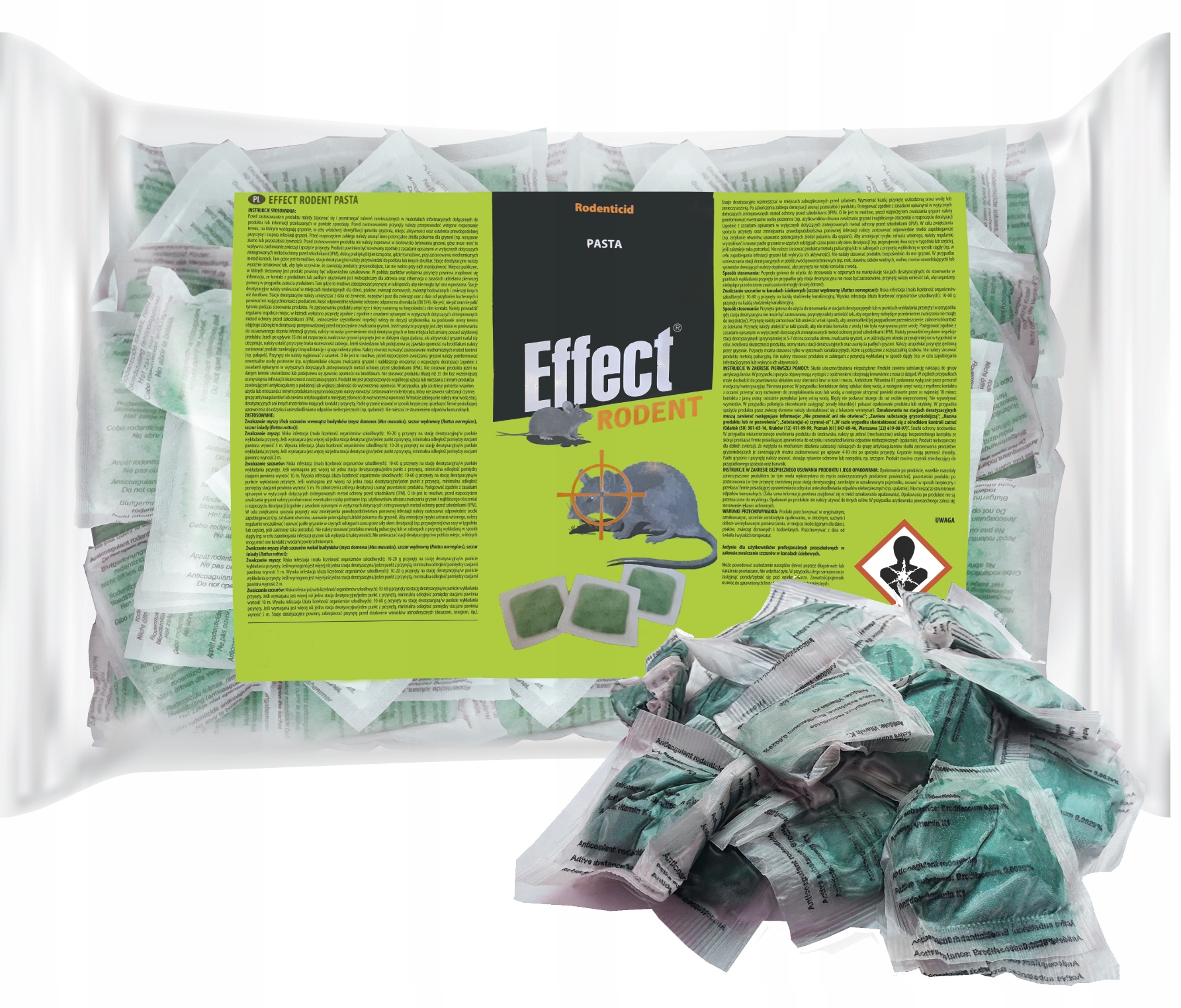 

Trutka Na Nornice Myszy Szczury Effect Pasta 5kg