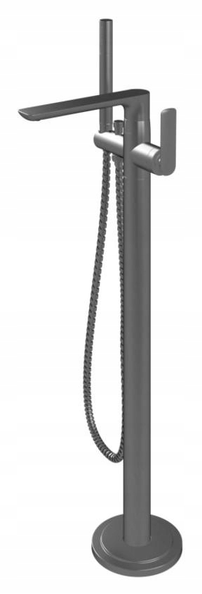 Jednopáková voľne stojaca vaňová batéria Kohlman Experience Gray QF1165EG