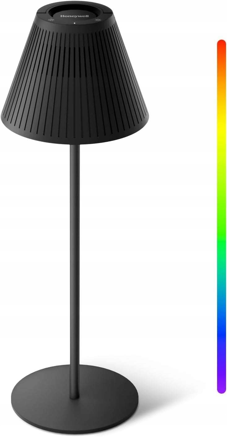 Stolní lampa Stolová akumulátorová magnetická Led 5200 mAh Rgb 360 černá