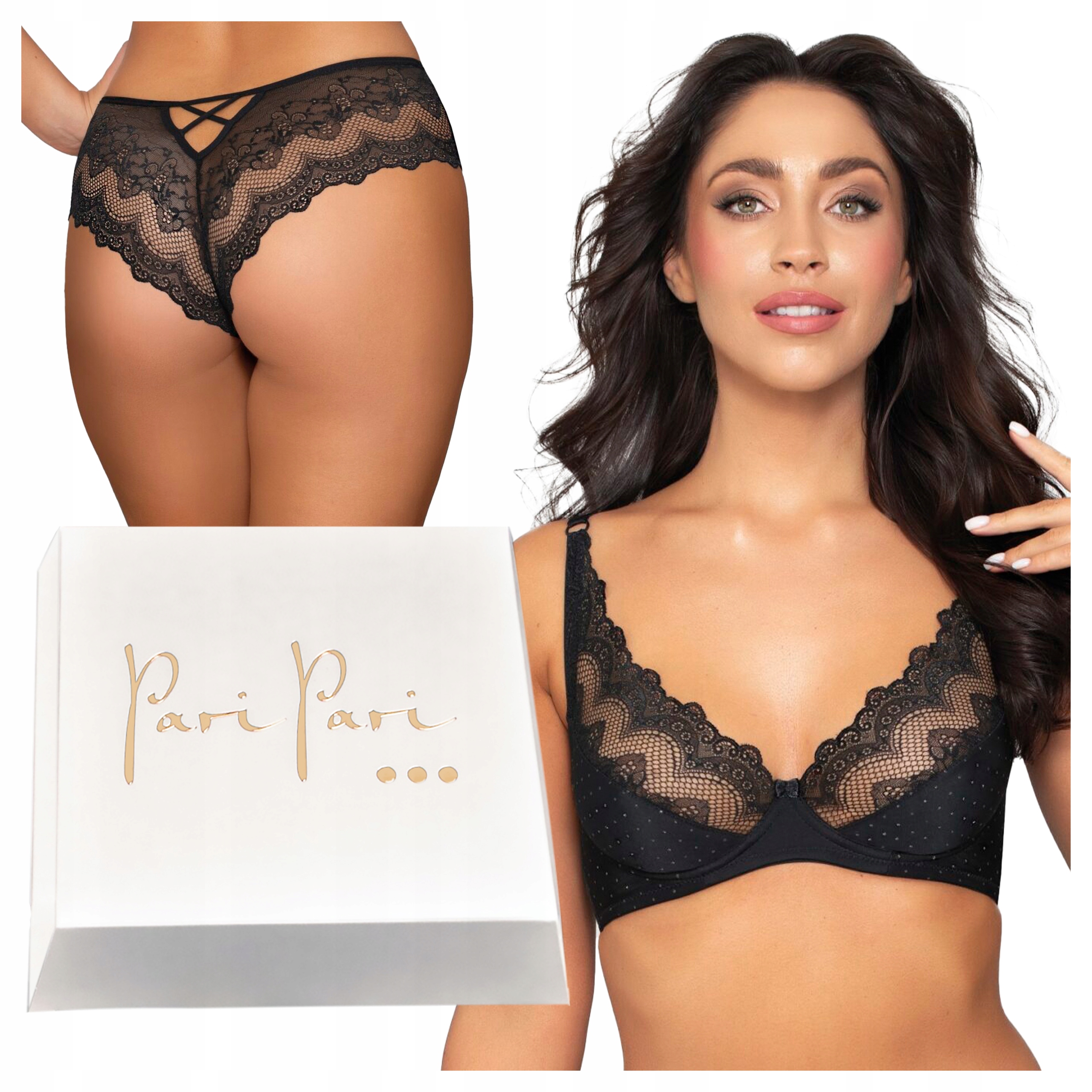 Sada dámského spodního prádla Sexy podprsenka Soft Figi Braziliany jako Dárek