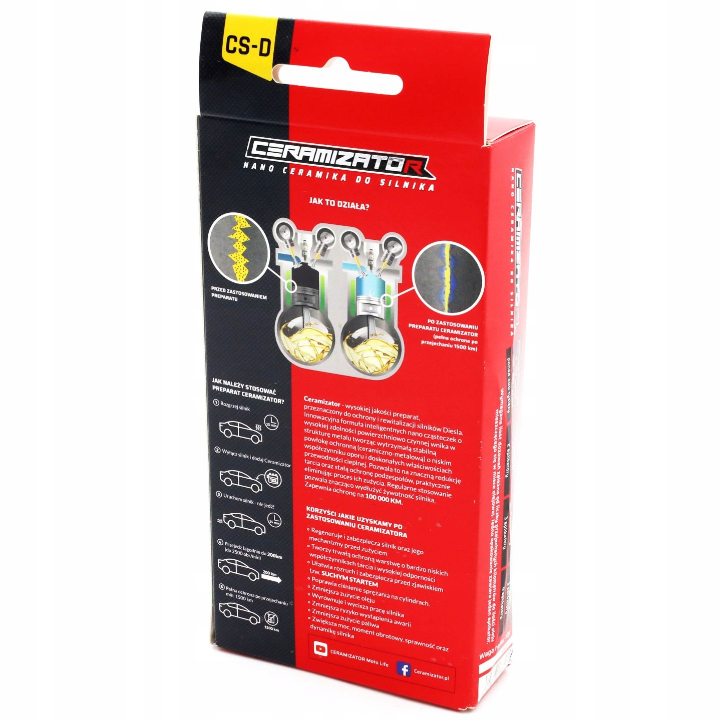 Ceramizator CS-D Ochrona Silnika Diesla Pojemność opakowania 12 ml