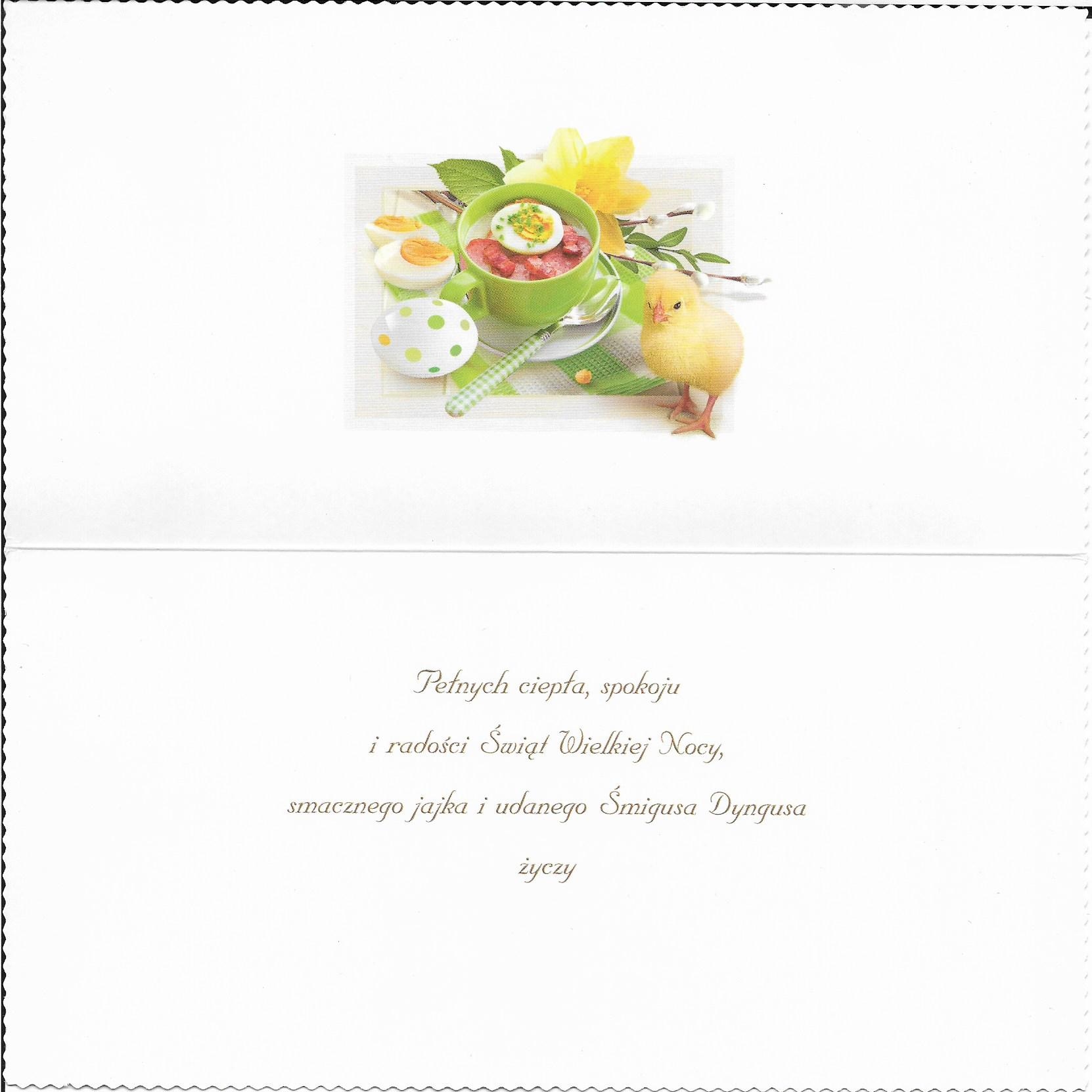 KARNET KARTKA ŚWIĄTECZNA WIELKANOC + KOPERTA 1 szt EAN (GTIN) 5900779710344