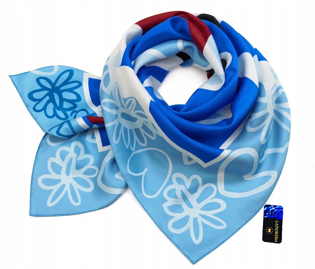 Hedvábný Šátek 100% Přírodní Hedvábí Morušová Značka Kvalita