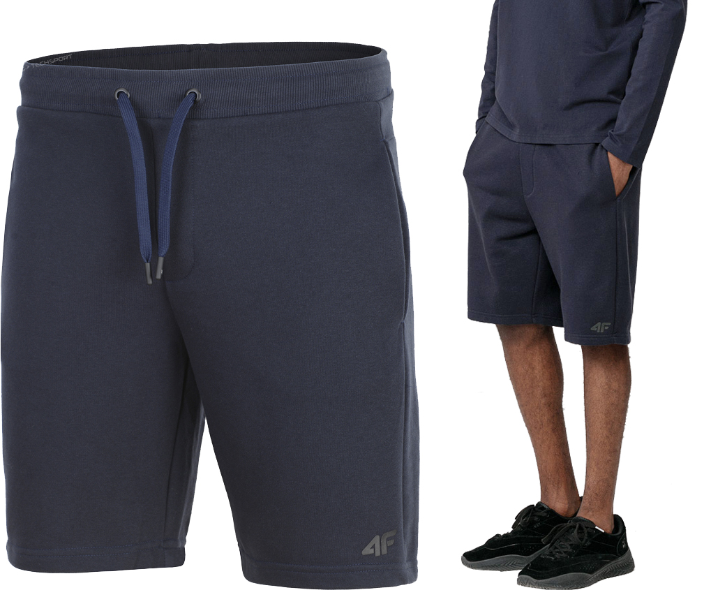

4F Męskie Krótkie Spodenki Dresowe Bawełna / roz L
