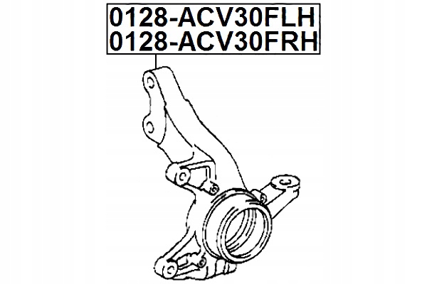 ZWROTNICA PRAWA FEBEST Numer katalogowy części 0128-ACV30FRH
