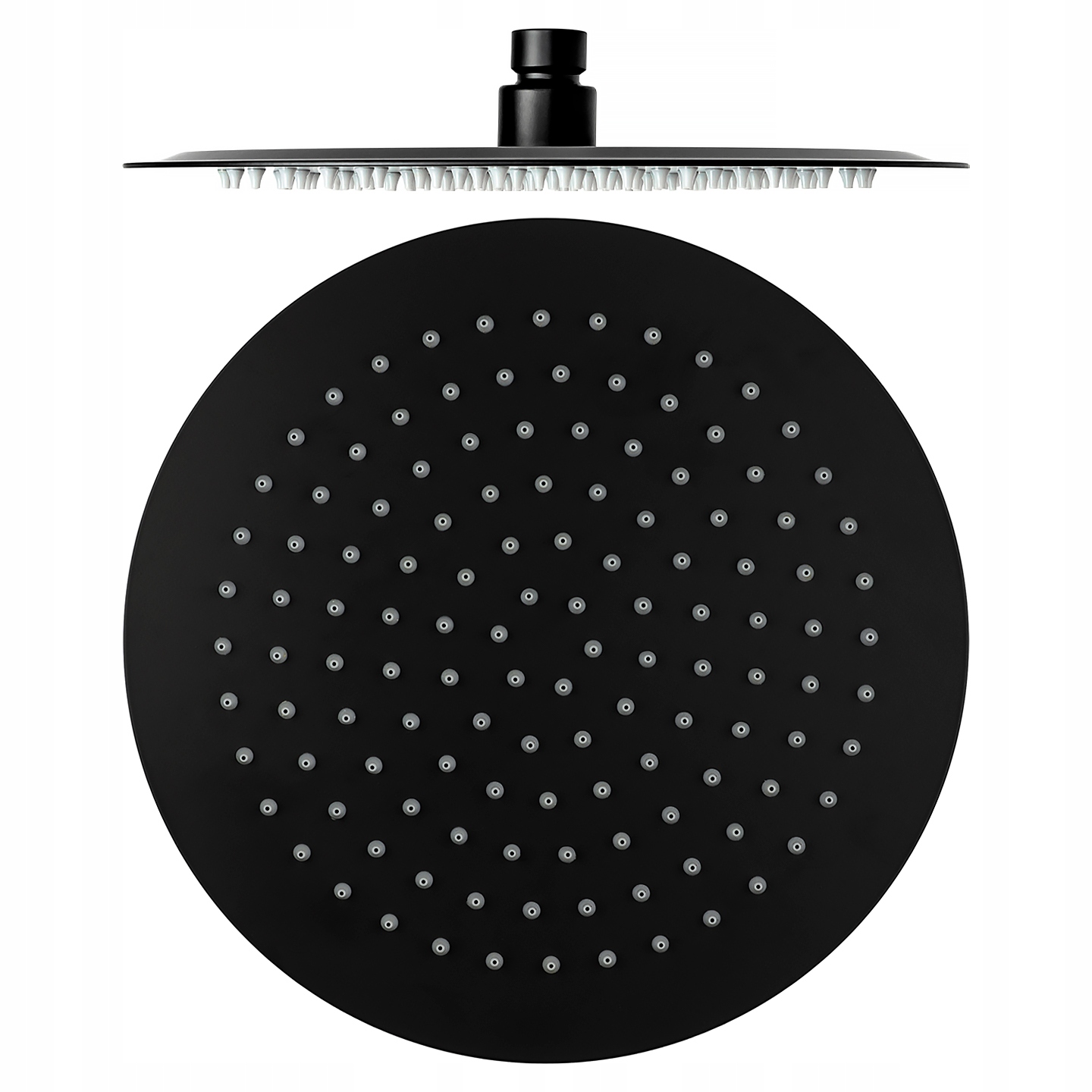 

25CM Czarna Deszczownica Okrągła Ultra Slim Inea