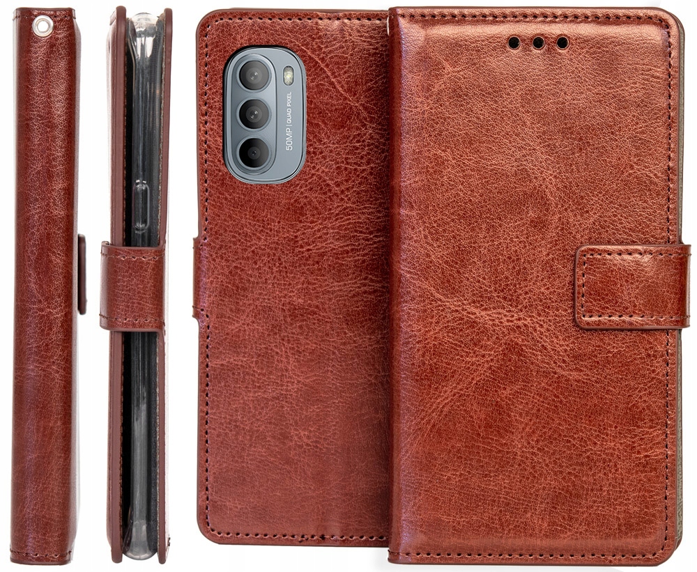 

Etui Portfel Do Motorola Moto G82 5G Szkło