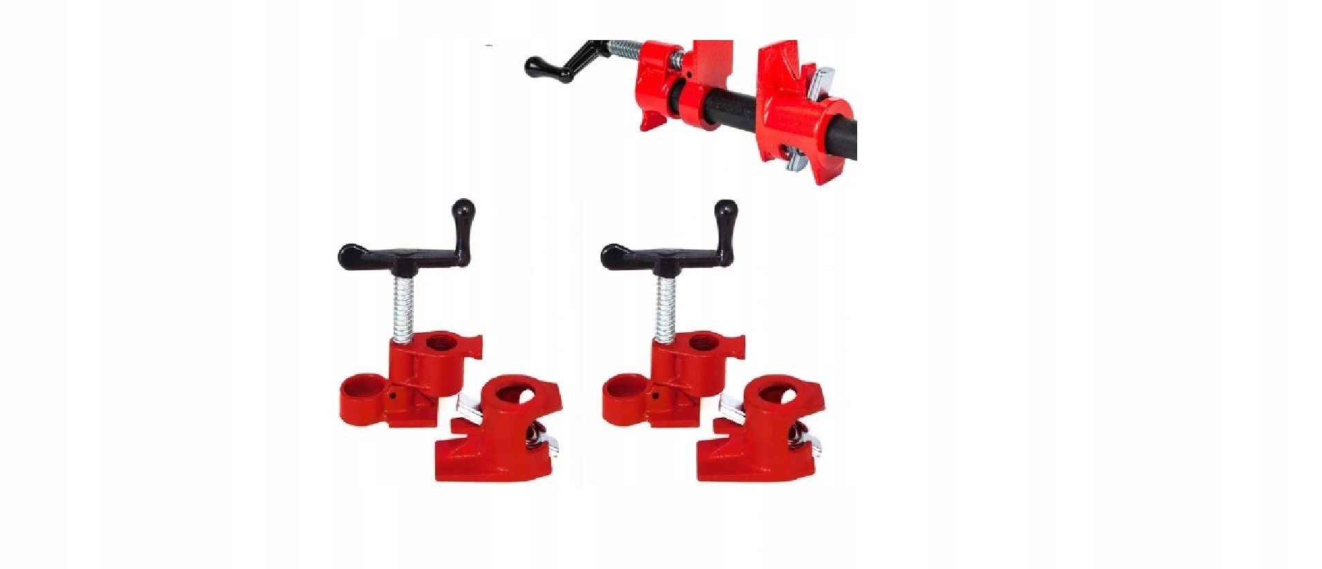 2 ШТ БЕСКОНЦЕВОЙ ТРУБЧАТЫЙ ЗАЖИМ 3/4