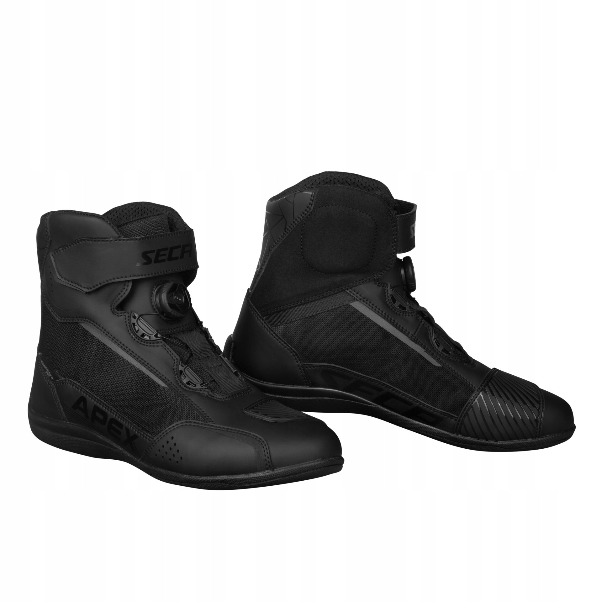 BUTY MOTOCYKLOWE MĘSKIE SECA APEX PRO CZARNE ROZMIAR 44