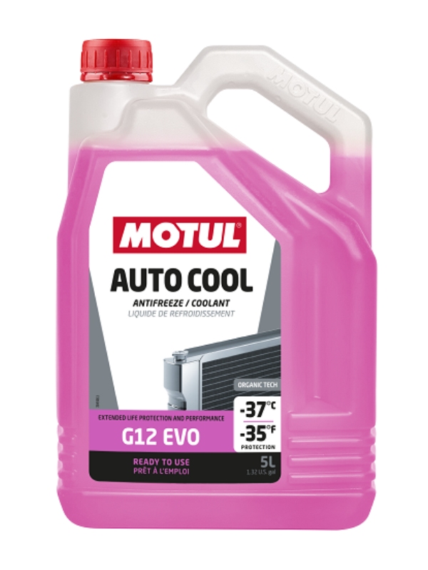 Płyn Do Chłodnic 5L Auto Cool G12 Evo -37°C Fioletowy Motul