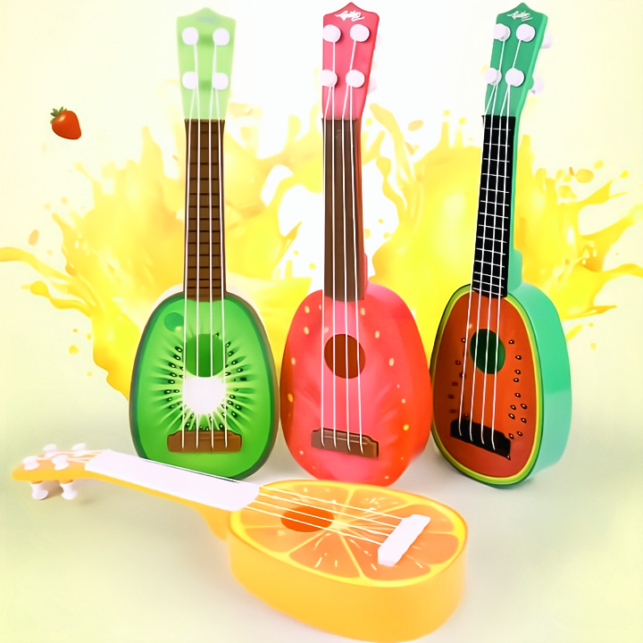 UKULELE GITARA DLA DZIECI CZTERY STRUNY WZÓR ARBUZ EAN (GTIN) 5905817000616