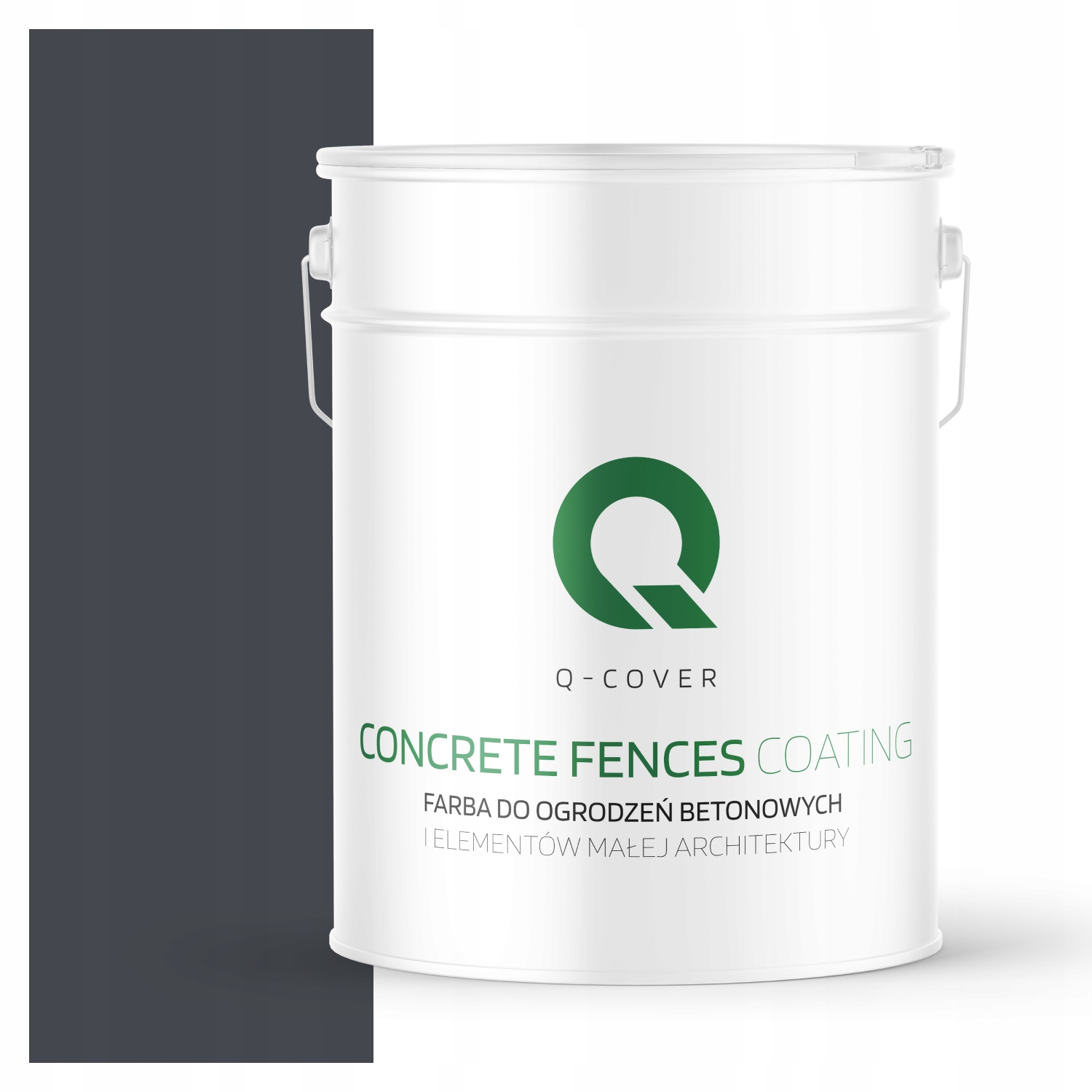 Farba Na Oplotenie Plotov Betónových Kvetináčov Farba Šedá Oceľ RAL7024 10 L