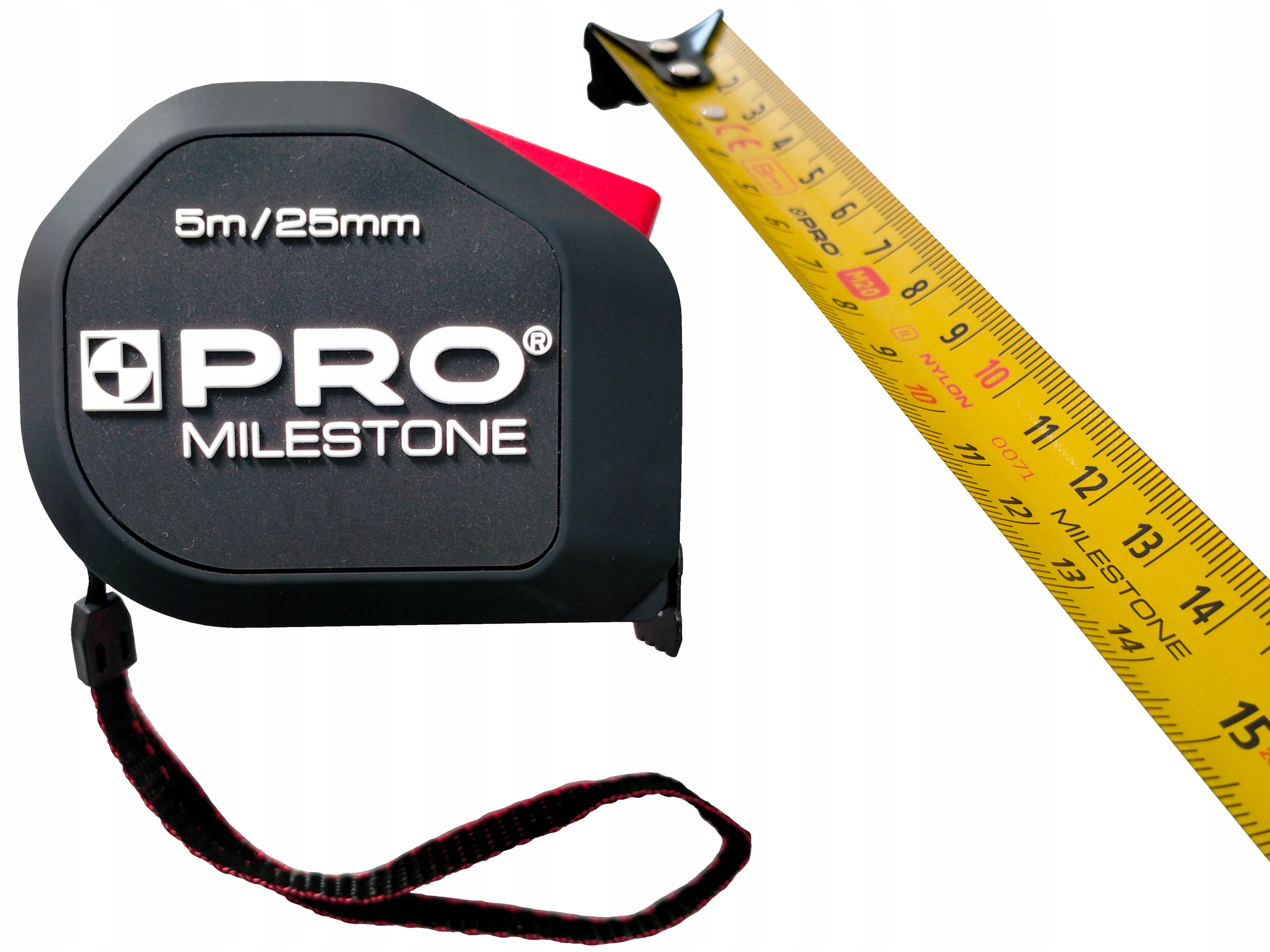 

Miara Zwijana Pro Milestone 5m x 25mm Stalowa