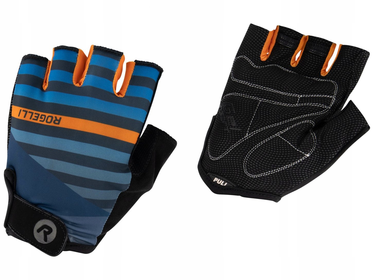 

Rogelli Stripe męskie rękawiczki rowerowe