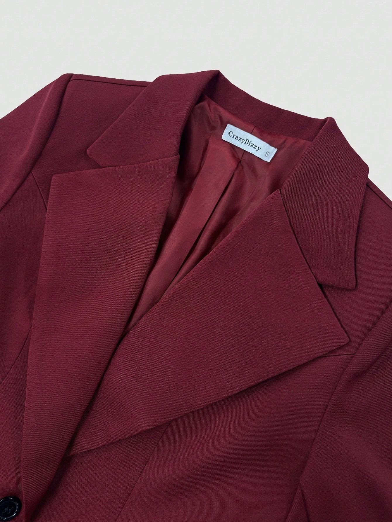 Sako Dámská Elegantní Vínová Návštěvnická Jednořadá S 36