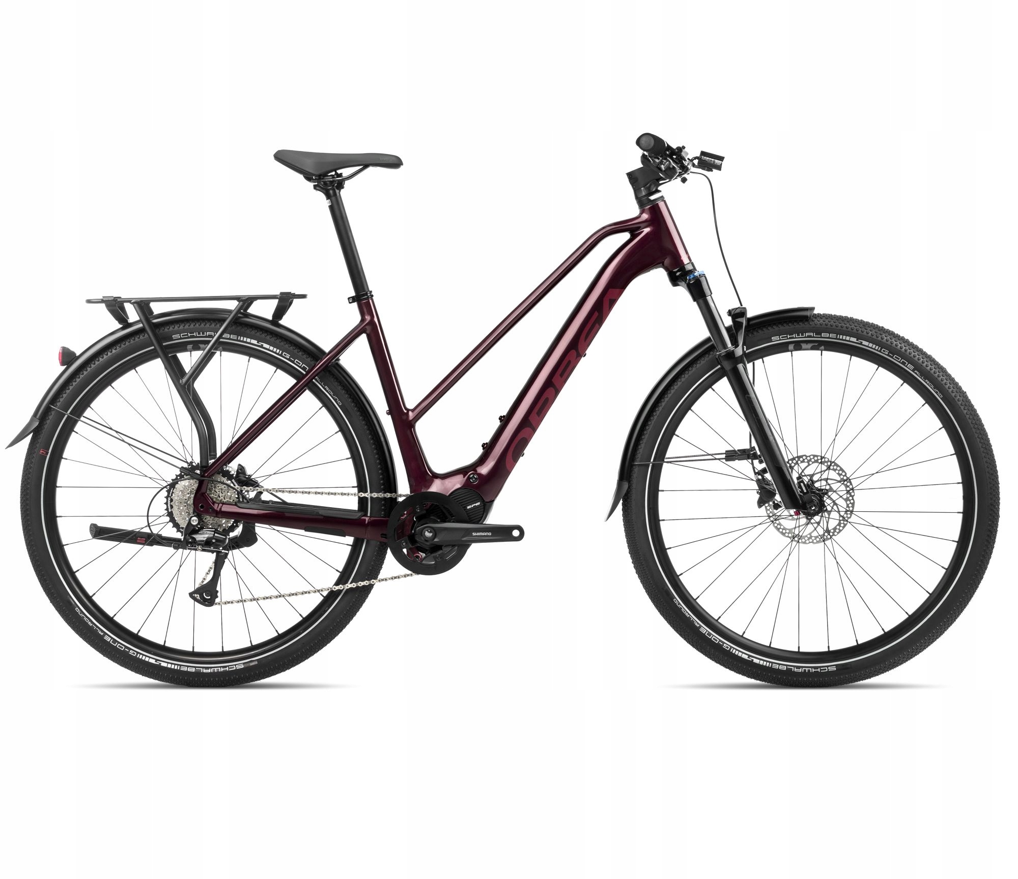 Rower elektryczny Orbea Kemen MID 40 M 2024 dark red