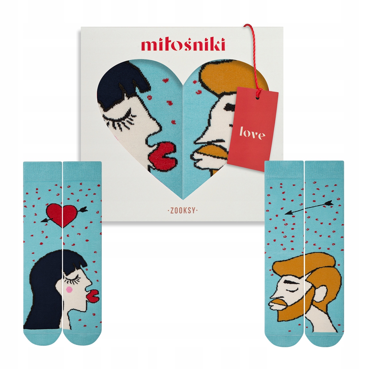 

Zestaw Skarpetek Walentynki Miłośniki 41-46|36-40