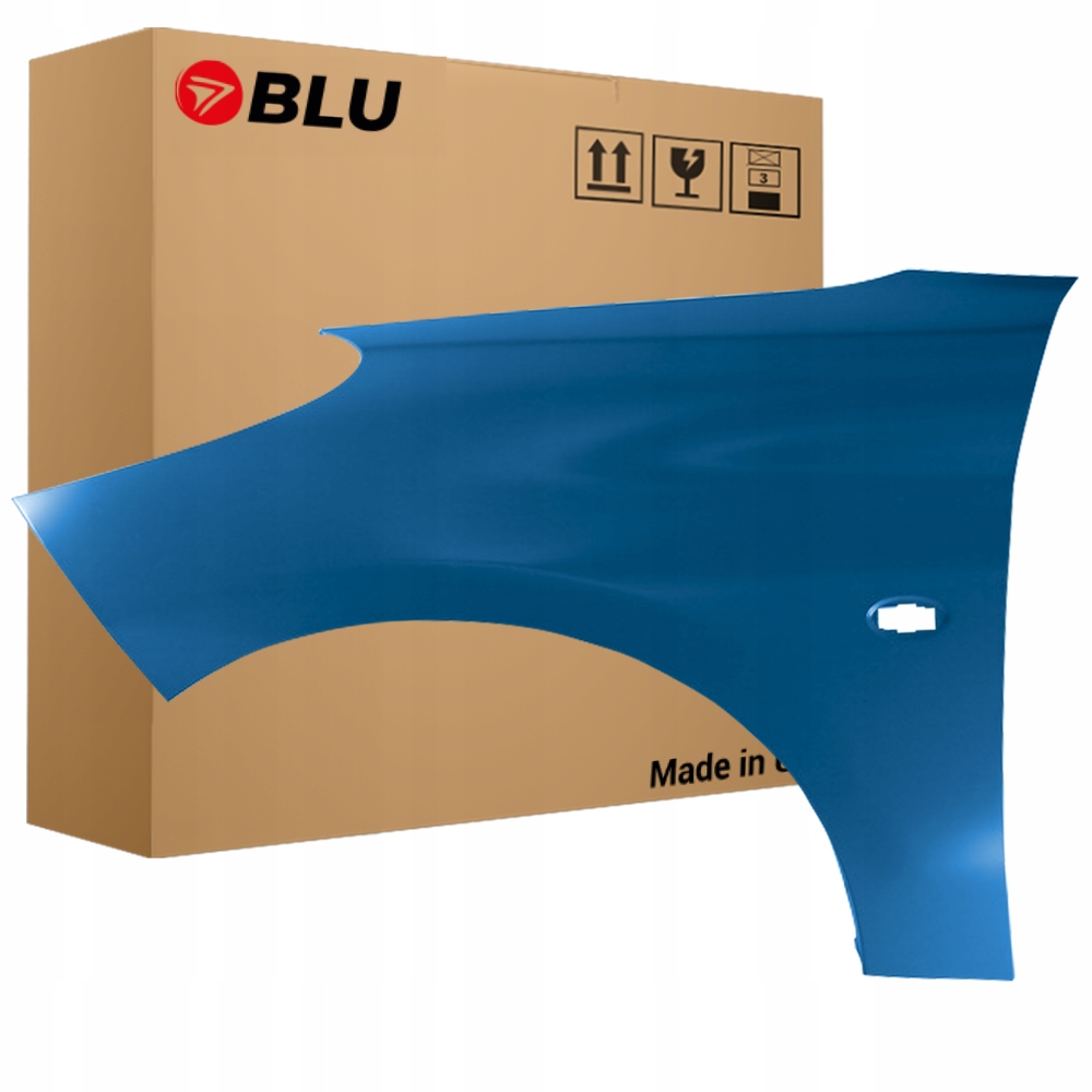 Blu Blatník Peugeot 206+ Kmf levý modrý 07-14 přední BleuRecife