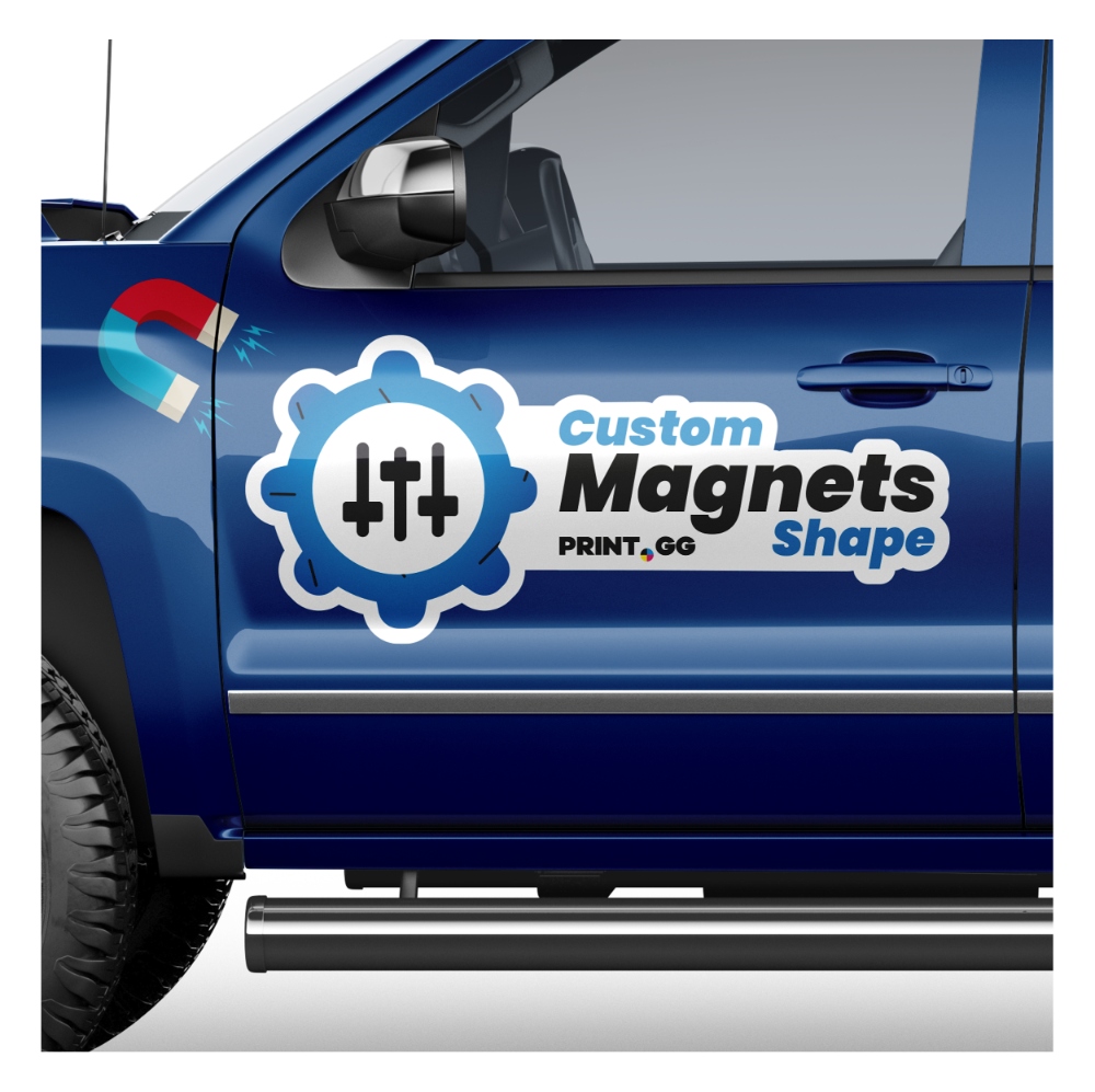 Naklejka Magnetyczna Magnes na Auto Samochód Bus 0.7mm Na Wymiar Reklama