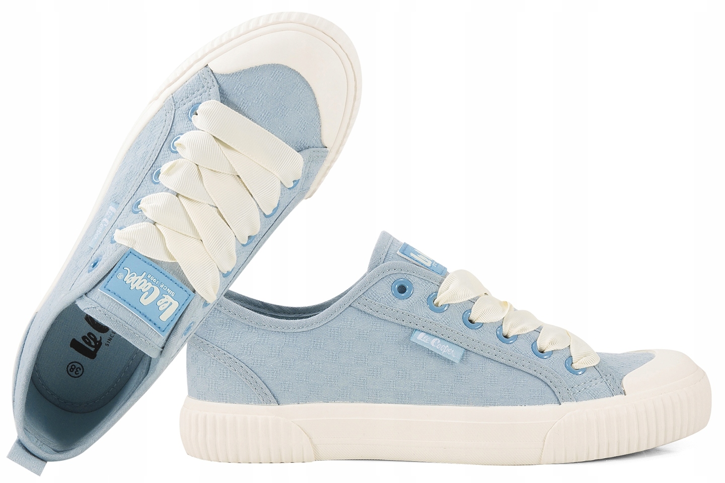 Lee Cooper LCW-25-02-3279LA Polokozačky Tenisky Textilní Tenisky 38 Nebe