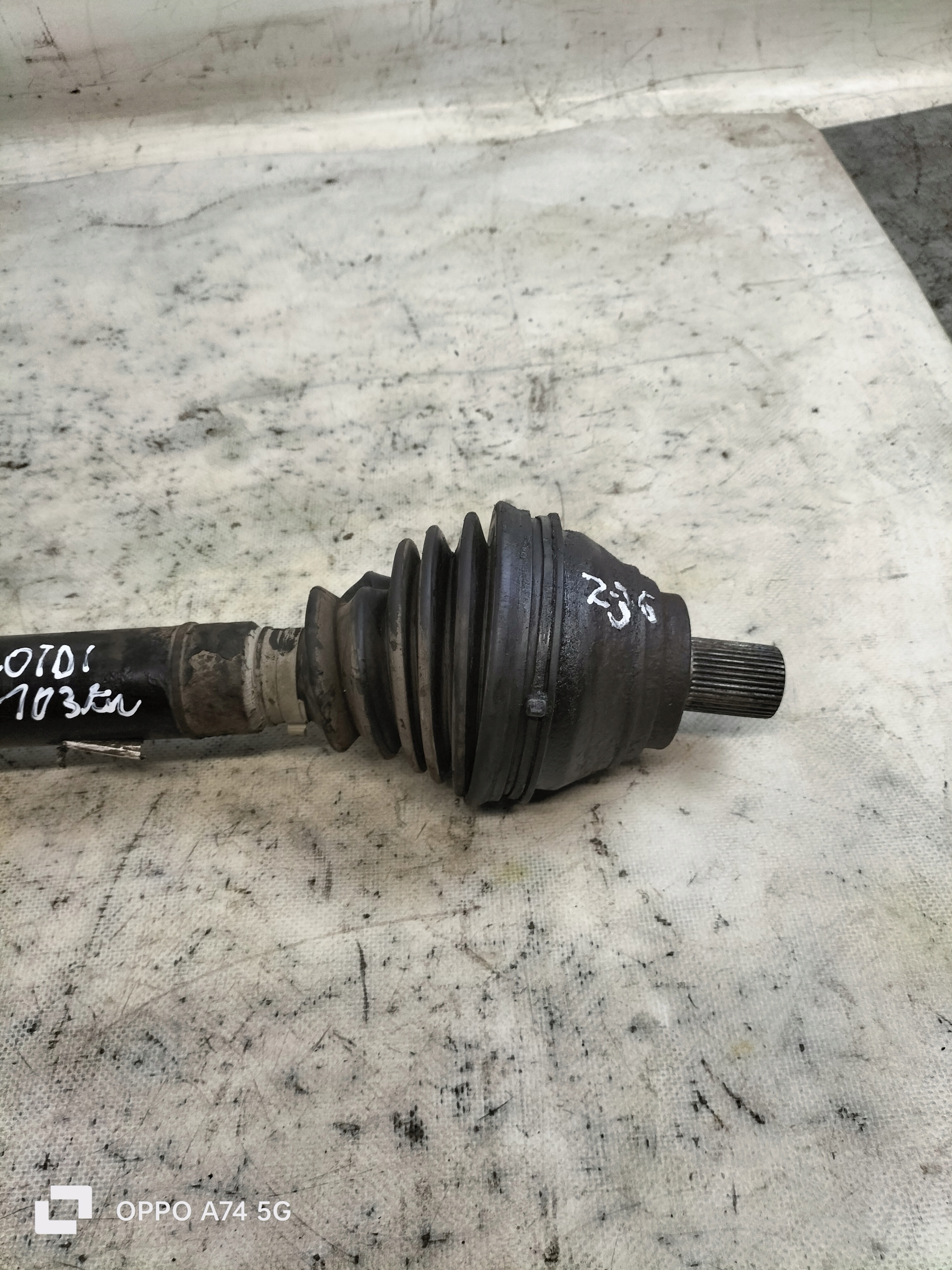 semi-axis right SKODA OCTAVIA II 2.0 TDI 103 KW