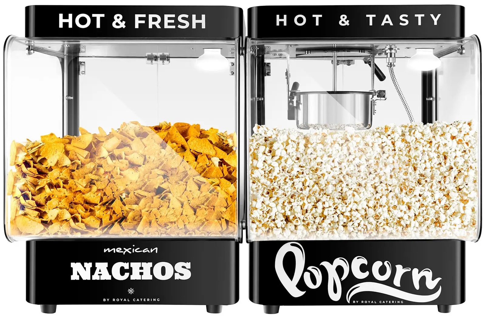 Maszyna do popcornu 1300W 1,5l 4-5kg/h Royal Catering RCPS-ND01 10012882