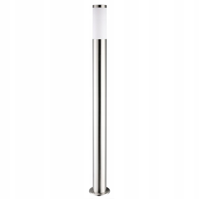 Stĺpikové svietidlo - Strieborná záhradná lampa 100 cm