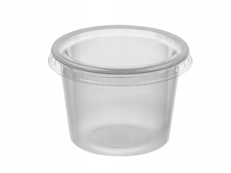 

Pojemniki z wieczkiem 100ml do sosów dip 100szt.