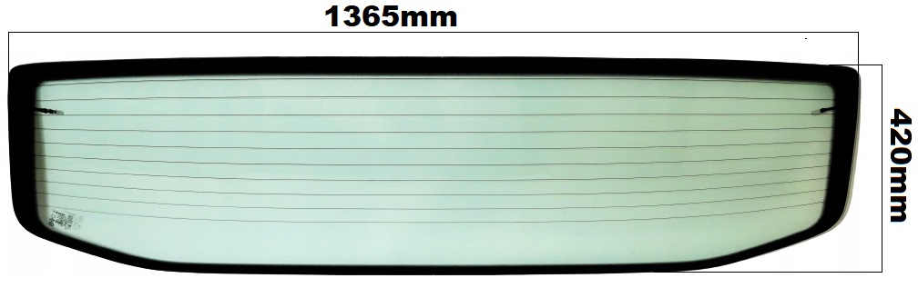 SZYBA TYLNA ŚCIANA KABINA VW TRANSPORTER T5 DOKA