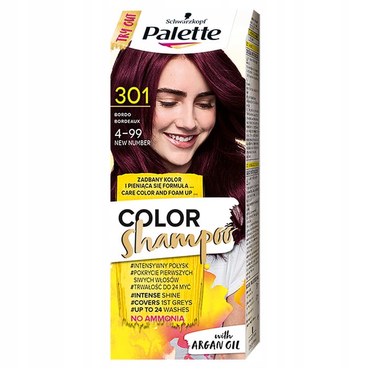 

Palette Szampon 301 bordo 4-99