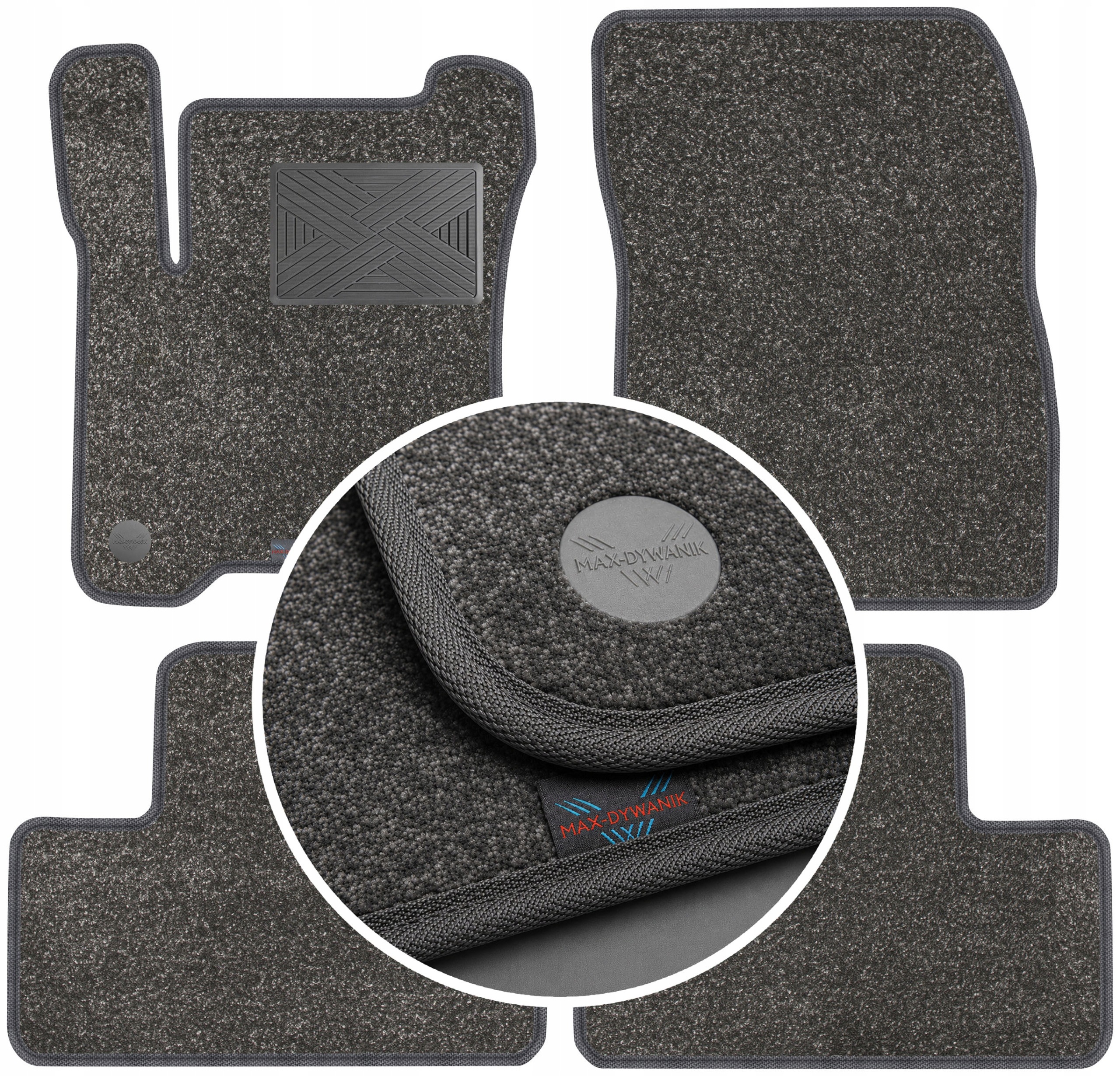 Mercedes Eqa H243 od roku 2021. Koberce do auta Perl-Line 12 mm
