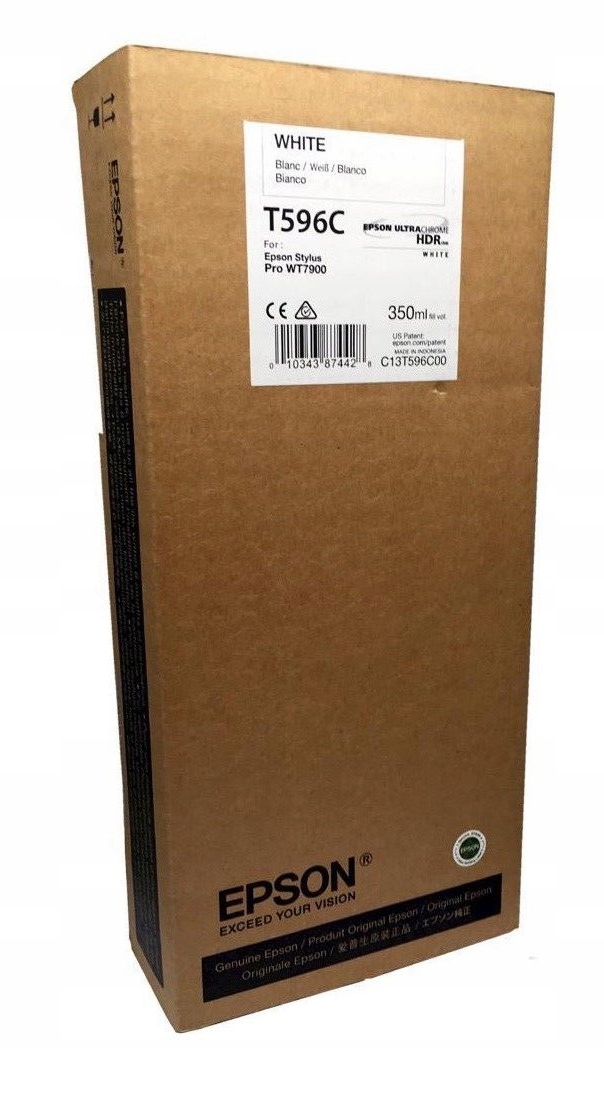 Atrament Epson T596C00 biely pre Stylus Pro Wt 7900 C13T596C00 priehľadný