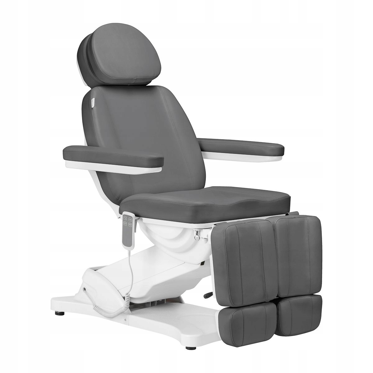 Elektrické Kosmetické Křeslo Spa Postel Sillon Pedikúra 2S. Šedá