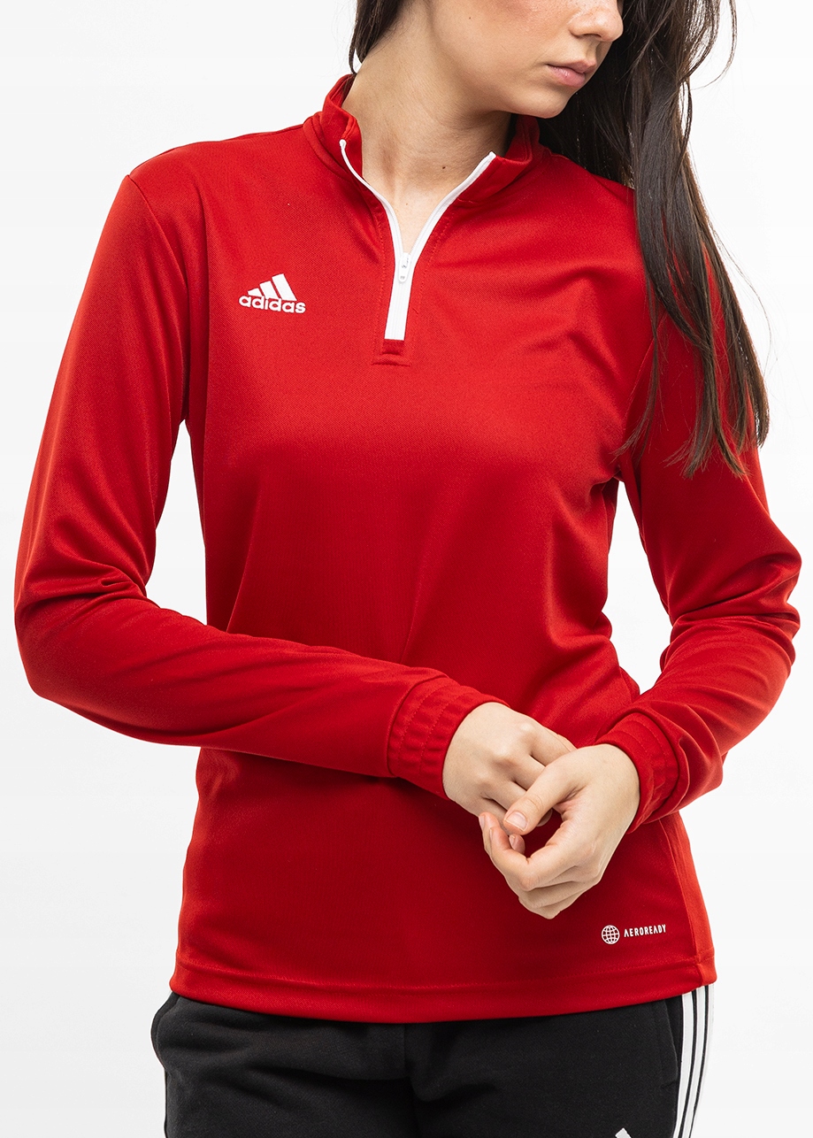 Mikina adidas Entrada 22 Sportovní tréninková rozepínací zip 1/4 L