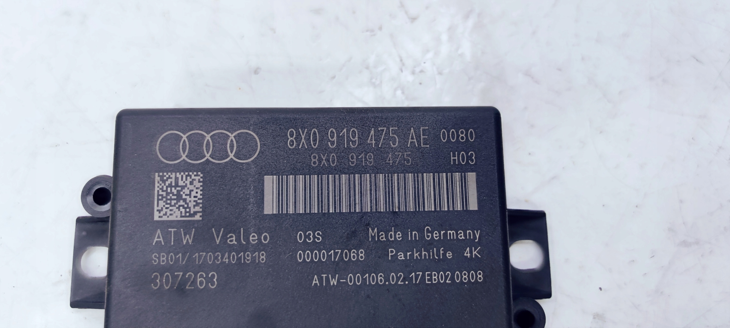 control unit PDC PARKTRONIK AUDI A1 8X 8X0919475AE