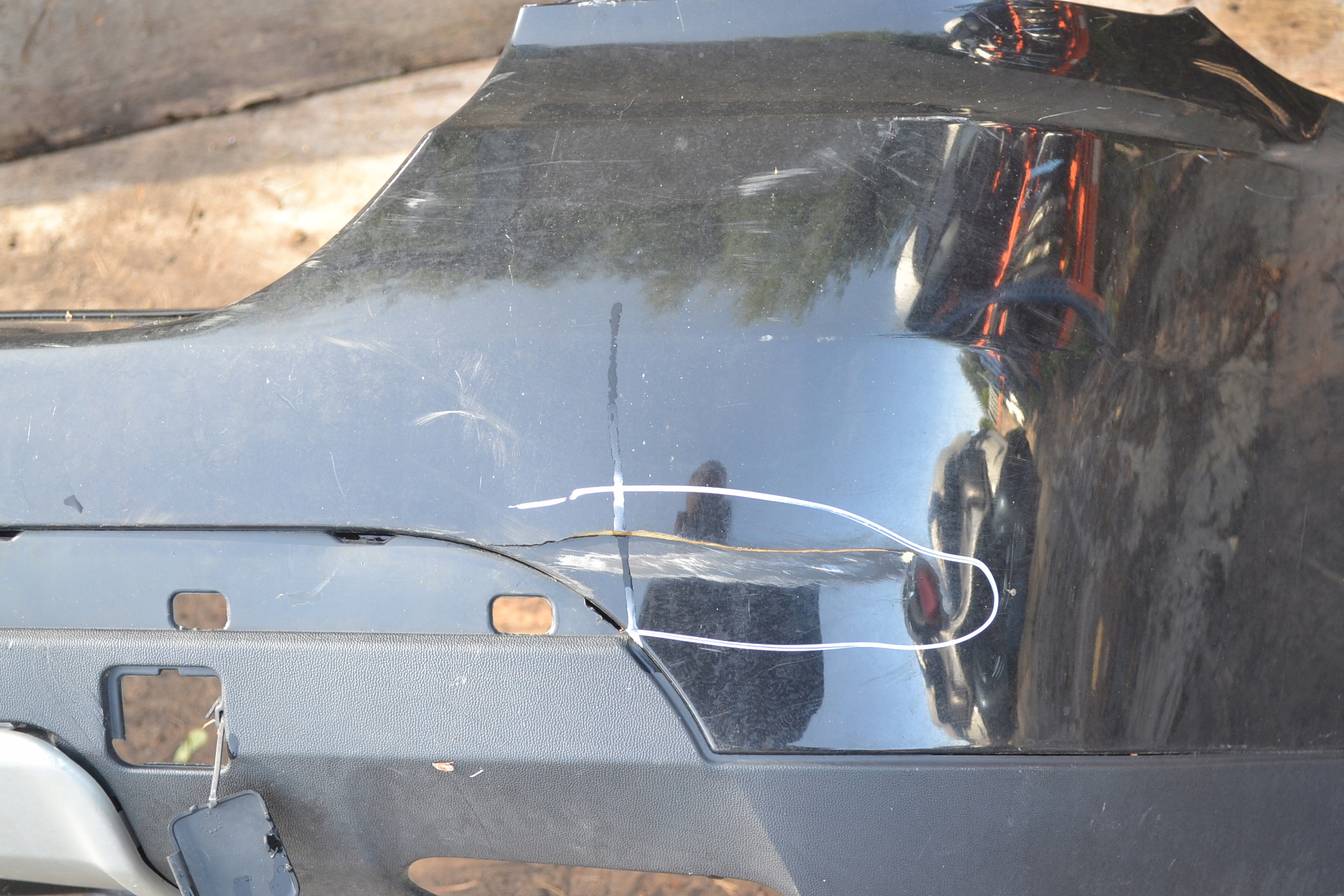 MERCEDES ML II 2 W164 05-08 bumper rear part rear