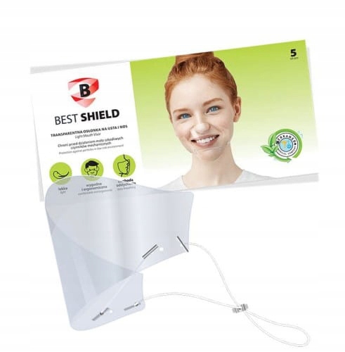 Maski mini Przyłbica nieparująca Best Shield 2szt