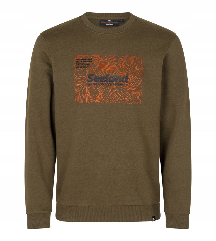 Bluza Seeland Pulse Dark Olive Melange -s