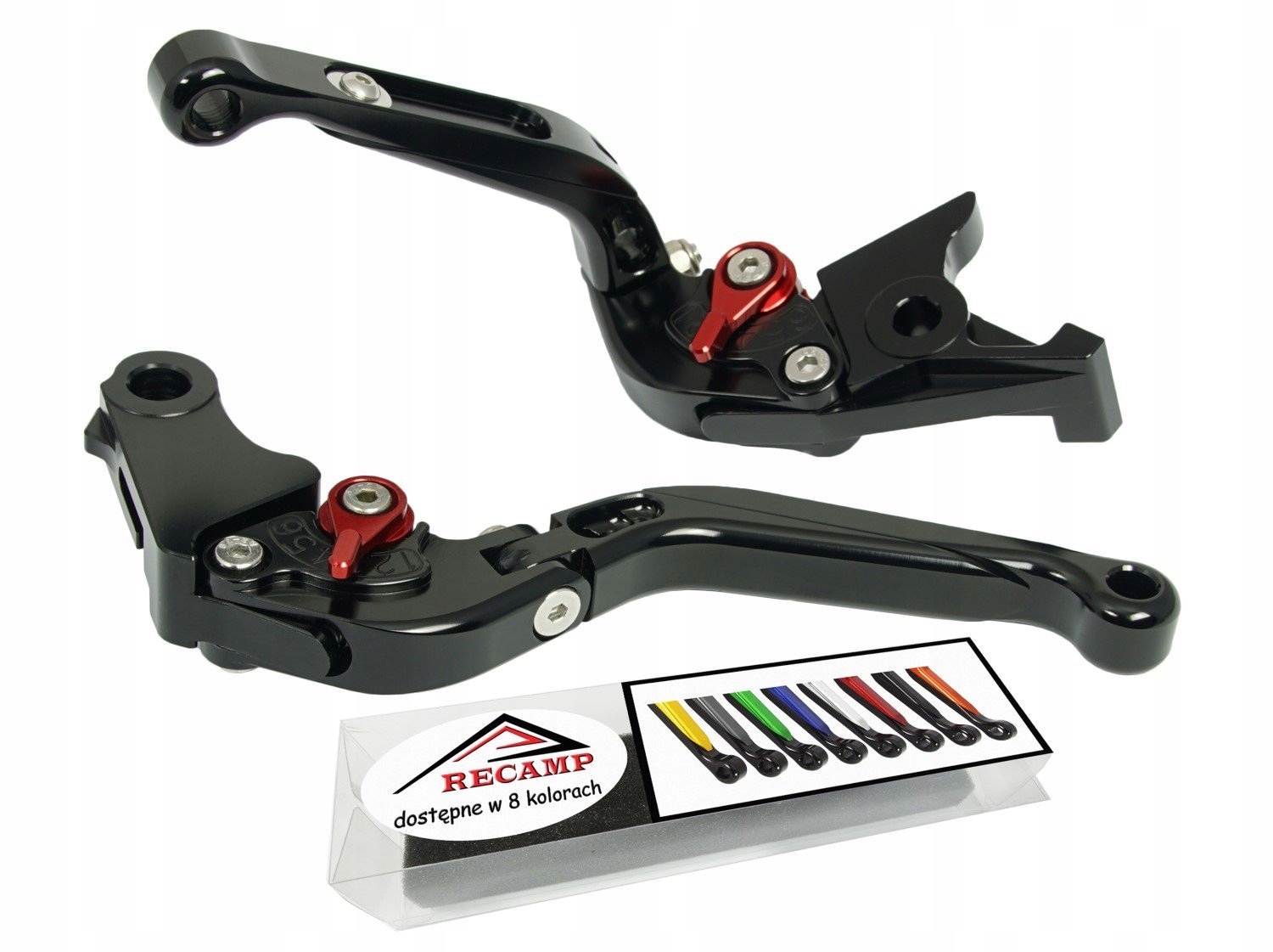 

Łamane Klamki sportowe Cnc dźwignie czarne