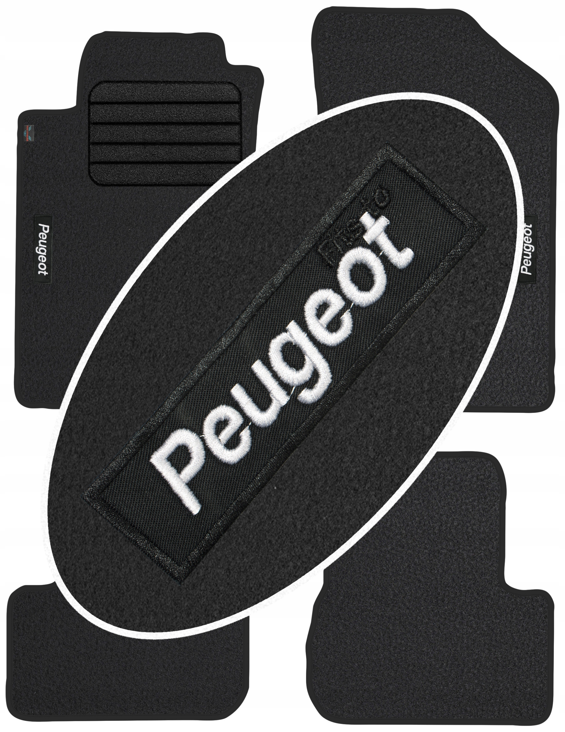 

Peugeot 206 1998-2012 Dywaniki z Wgrzewką